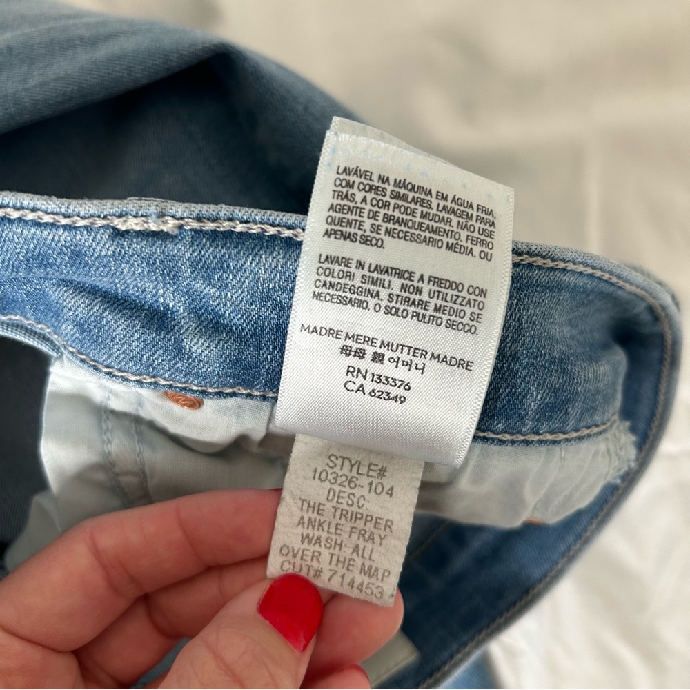 Mother The Tripper Ankle Fray jeans All Over The Map 25 - Picture 14 of 14